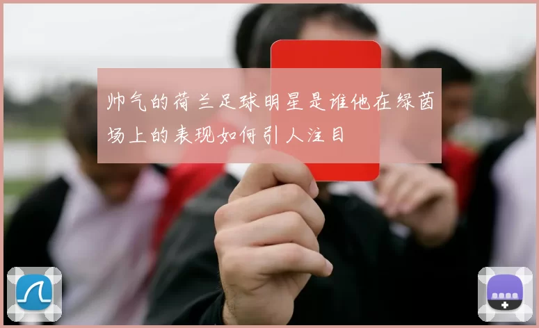 帅气的荷兰足球明星是谁他在绿茵场上的表现如何引人注目
